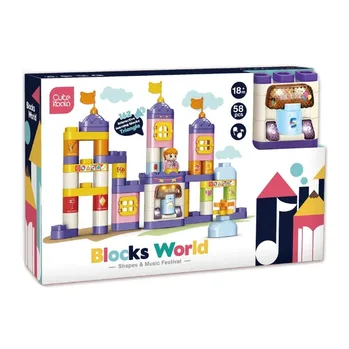 ערכת הרכבה בית בובות אלקטרוני מקוביות - Blocks World