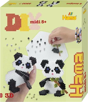 חרוזי גיהוץ פנדות תלת מימד - Hama