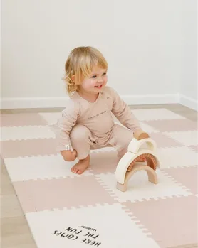 משטח פעילות פאזל מודולרי ורוד - Minene