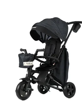 תלת אופן מתקפל 6 ב-1 אפור צרקול - Minene