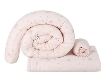 סט מצעים דיסני לעריסה ורוד - Minene