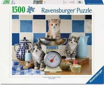 פאזל 1500 חלקים - חתלתולים במטבח - Ravensburger