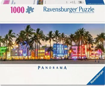 פאזל 1000 חלקים - ערב זוהר במיאמי ביץ - Ravensburger