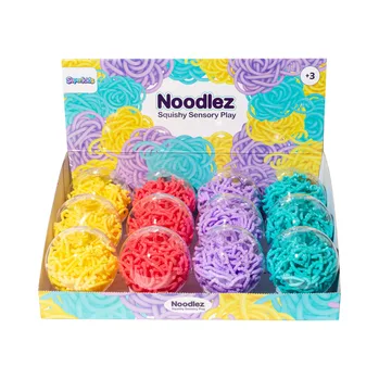 Noodlez – משחק סנסורי נודלס – קופסה עגולה 50 גרם - Superkids