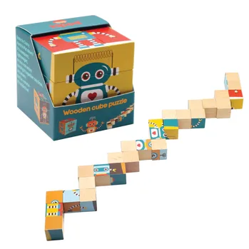 פאזל קוביות רובוטים - Kipod