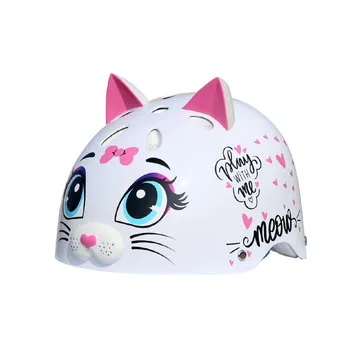 קסדת חתול לבן סמול - Street jam