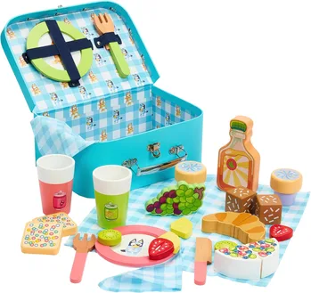 בלואי - ערכת פיקניק מעץ 30 חלקים - Moosetoys