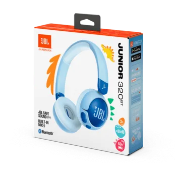 אוזניות קשת אלחוטיות לילדים JR320BT כחול - JBL