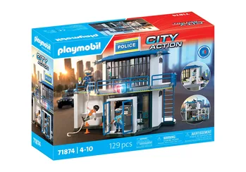 פליימוביל תחנת משטרה עם חדר חקירה 71874 - Playmobil