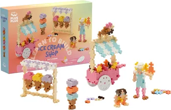 פלוס פלוס לומדים לבנות חנות גלידה 285 חלקים - Plus Plus