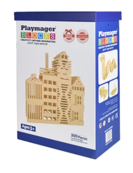 כפיסי עץ קפלה להרכבה 300 חלקים - Playmager