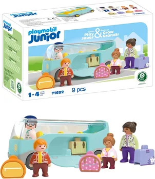 פליימוביל ג'וניור אוטובוס הסעות לשדה תעופה 71682 - Playmobil