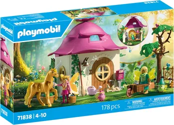 פליימוביל בית פיות נעים עם חד קרן זהוב 71838 - Playmobil