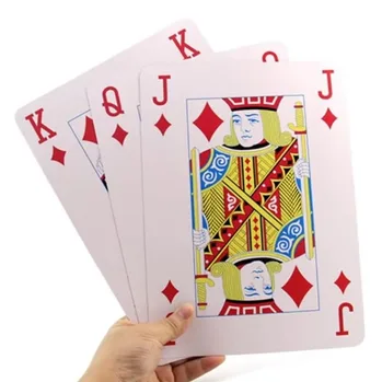 משחקי רצפה (חצר) ענקיים - קלפים ענקיים 26X37 ס"מ - משחקי ענק