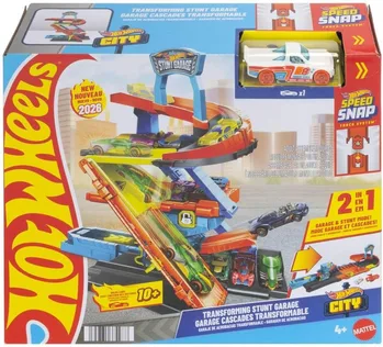 הוט ווילס חניון פעלולים מתחלף כולל מכונית - Hot Wheels