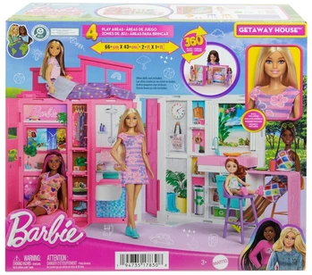 ברבי בית בובות מתקפל כולל בובה - Barbie