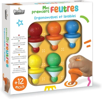 ערכת טושים ארגונומיים ראשונים שלי 6 יחידות - Crealign
