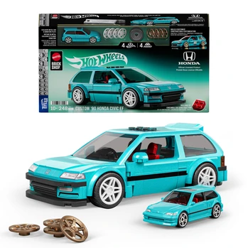 הוט ווילס מכונית מרוץ - הונדה סיביק 249 חלקים - Hot Wheels