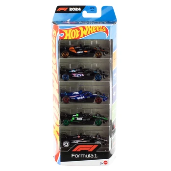 הוט ווילס מארז 5 מכוניות פורמולה 1 - 2024 - Hot Wheels