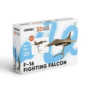 ערכת קרטוניק להרכבה - מטוס F16 - Cartonic