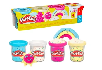 בצק פליידו רביעיית קונפטי - Play-Doh