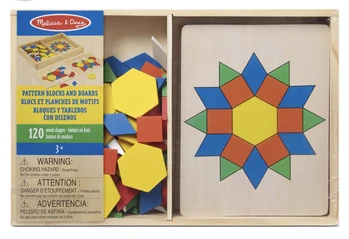 לוח צורות גאומטריות מעץ - Melissa & Doug