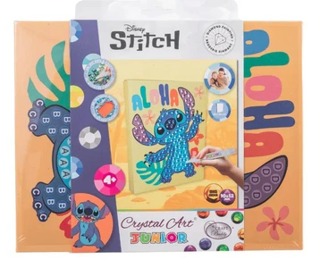 אומנות קריסטל - קנבס 20×25 - סטיץ׳ - Craft Buddy