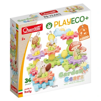 גלגלי שיניים גינה ECO 34 חלקים 82275 קווארצ'טי - Quercetti