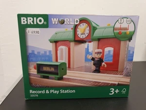 תחנת רכבת BRIO עם הקלטה והשמעת הודעות 33578