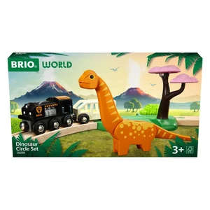 סט רכבת מעגל הדינוזאורים 36098 - BRIO