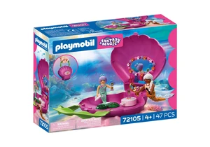 פליימוביל תיק צדפה עם בנות ים 72105 - Playmobil