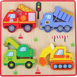 פאזלים ראשונים 4 באחד - תחבורה - Pit Toys